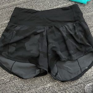Lululemon run speed up shorts